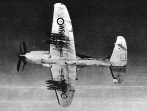 Westland Wyvern fleet bomber, unusual in that its a turboprop.