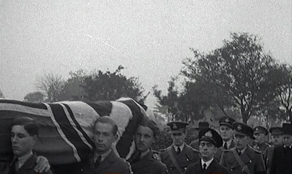 Luftwaffe crew members funeral at Joppa